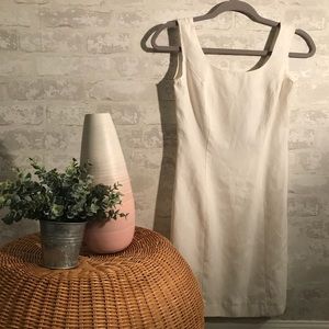 {v i n t a g e} white tank dress